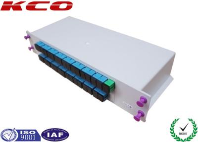 China SC Adapter Fiber Optic Splitter 1X32 , Optical Power Splitter GPON for sale
