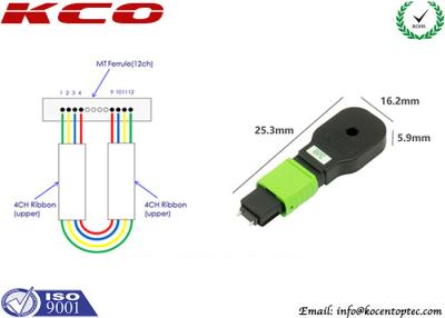 China Network Fiber Optic Loopback Plug Attenuator 1 - 20 dB for 40G 100G QSFP for sale