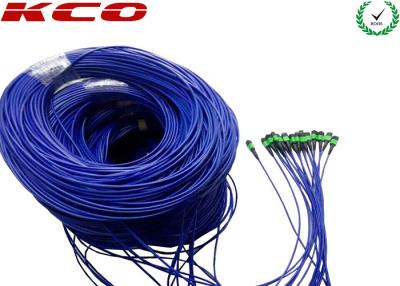 China Cable acorazado OM3 OM4 del remiendo de la fibra óptica del cable de fribra óptica del desbloqueo de MPO MTP en venta