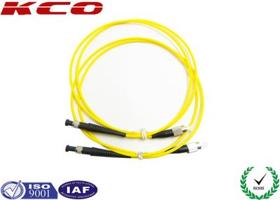 China Multiple Mode Fiber Optic Patch Cord / SMA Fiber Optic Cable Metal Ferrule for sale