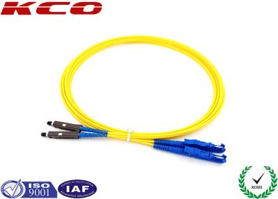 China MU / APC To E2000 SM MM Fiber Optic Patch Cord Singlemode / Multimode for sale
