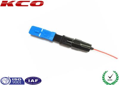 Chine le connecteur rapide optique de fibre de câble de 0,9 millimètres, Sc d'intérieur de CATV jeûnent connecteur à vendre