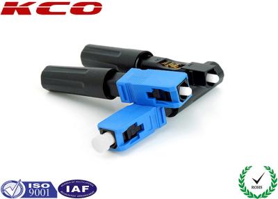 China SC Single Mode Fiber Optic Fast Connector Long Boot 3.0 mm for FTTH Cable for sale