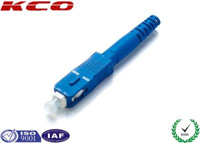 China FTTH SC Optical Fibre Connectors / Small Form Factor Fiber SC Connector for sale