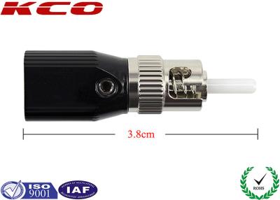 China Optical ST Fiber Adapter Bare Fiber Adaptor Testing Insert Loss Fiber Pigtails for sale