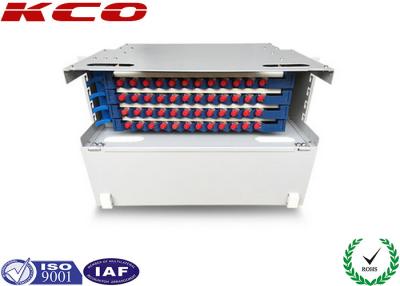 China Bastidor de soporte de acero de la unidad ODF de la caja de distribución de la fibra óptica del ST del SC FC en venta