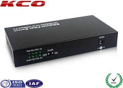 China Mono Mode Fiber optic Media Converter Ethernet To Fiber Bandwidth Control for sale