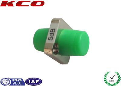 China FC APC Single Mode Fiber Optic Attenuator Bulkhead Type High Precision for sale
