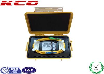 China Fiber Optical OTDR Launch Cable Box Distance 2km With SC Connector for sale