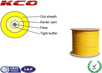 Китай Симплексный тип таможня буфера ГДЖФДЖВ бронированного кабеля 2.0мм оптического волокна плотный продается