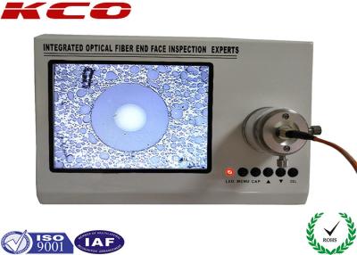 China Zwingen-Stirnfläche-Faser-Optikpolierausrüstungs-Faser-Optikinspektions-Mikroskop zu verkaufen