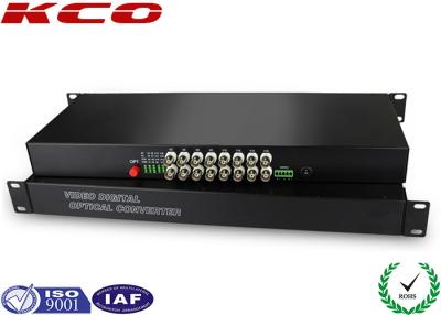 China FC UPC Fiber optic media converter Video Over Fiber Media Converter Rack Mounting for sale