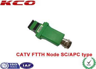 China SC / APC to RF Analog signal 1550nm Fiber Optic Adapter CATV FTTH receiver optical node for sale