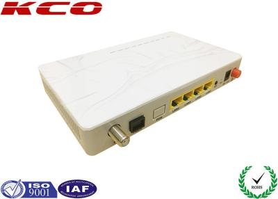 China 1GE 3GE 1CATV WIFI FTTH Active Fiber Optic GPON ONU SFU KCO-8804-WF for sale