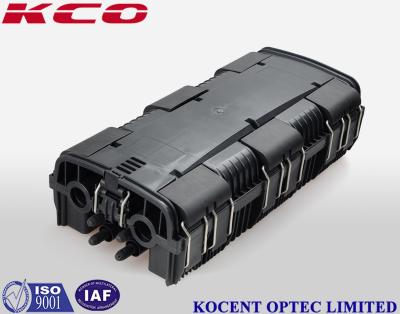 China 6 In Port 8 Out Port Fiber Optic Splice Closure Box 96 Cores ABS + PC Hand Holes for sale