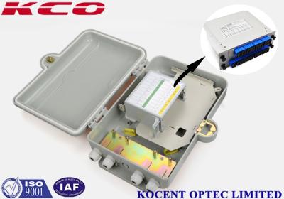 China 1*16 Fiber Optic Terminal Box , 4 Ports SMC Fiber Optic Distribution Unit KCO - SMC - 016 for sale