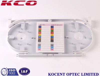 China 6 12 24 Cores Fiber Optic Splice Tray ABS FTTH Accessories KCO - FOST - C for sale