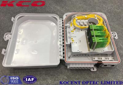 China Outdoor Anti UV Fiber Optic Splitter Terminal Box 1/32 With SC/APC FTTH 24 ports for sale