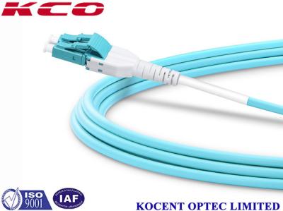 Chine PVC optique permutable LSZH 3.0mm de corde de correction de fibre de LC Uniboot millimètre OM4 100G 3m 5m 7m 10m 15m à vendre