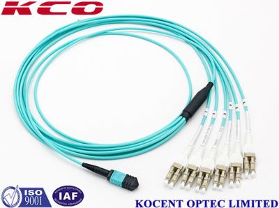 Chine Corde de correction optique permutable de fibre multimode de LC Uniboot MPO OM1 OM2 OM3 OM4 à vendre