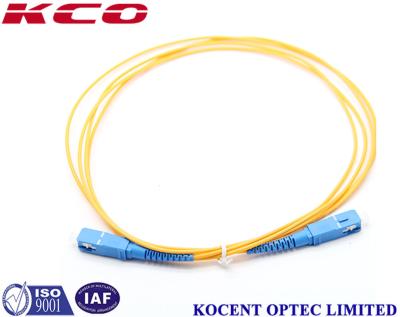China PVC/LSZH Fiber Optic Cable Patch Cord  SM  SC/UPC-SC/UPC 2.0mm for sale