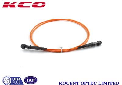 中国 OM1オレンジMT-RJ/UPCポリ塩化ビニールLSZHの繊維光学のパッチ・コードの直径3.0mm 販売のため
