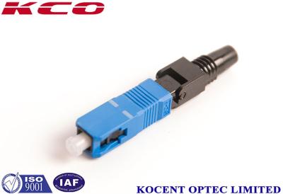 China SC/UPC Fiber Optic Fast Connector Field Assembly Connector 55mm/60mm for sale