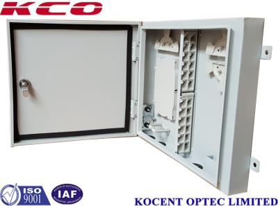 China KCO-ODB-72A 72 Port Fiber Optic Terminal Box 96 Fiber Wall Pole Mount Metallic Type for sale
