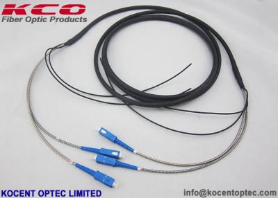 China SC CPRI Outdoor Fiber Optical Patch Cord Amored / Non Armored FTTA TPU LSZH Black Color for sale