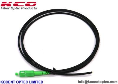 China G657B3 SC APC Fiber Optic Pigtail Cables Black Color PE Sheath 3.5mm 5.0mm for sale