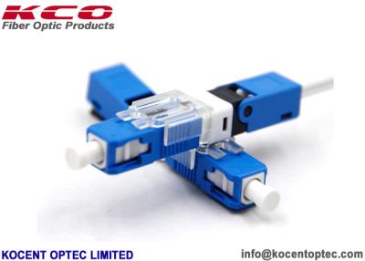 China Telecom 3D Pass Fiber Optic Quick Connector , Field Quick Assembly Connector ESC250D for sale