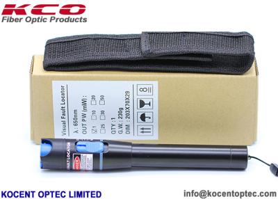 Cina penna rossa 1mW 5mW del laser degli accessori KCO-VFL-08-25 di 5km dell'indicatore di posizione visivo a fibra ottica dell'errore in vendita