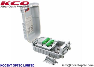 China Mini Splitter Optical Fiber Terminal Box 16 Port Outdoor IP65 FAT CTO Box KCO-0416W for sale