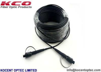 China Mini-wasserdichtes Verbindungsstück-gepanzertes Feld-Faser-Optikflecken-Kabel h-Sc APC Huawei im Freien zu verkaufen