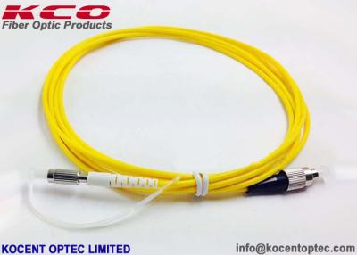 China SM Cable Fiber Optic Patch Cords Jumpers Single Mode DIN/UPC PVC LSZH PE OFNR for sale