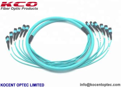 China Base fibroóptica de alta densidad MPO OM3 OM4 OM5 del cable 6 MPO 8fo los 5M 10M LSZH 48 del remiendo en venta
