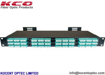 China Faser-Optikschalttafel MPO MTP, 144 Kern-Glasfaser-Verbindungskabel der Faser-12 zu verkaufen