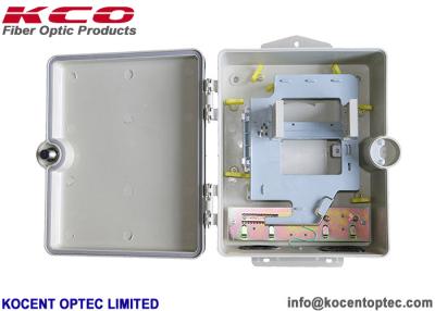 China Wall / Pole Mount Outdoor Fiber Optic Distribution Box 1*16 2*16 Splitter KCO-SMC-0224X for sale