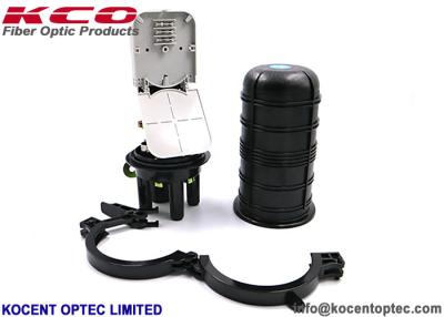 China KCO-H13-48ZG IP68 Fiber Optic Splice Closure Enclosure Box Polemount Dome Vertical Type for sale