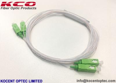 China LSZH Jacket Fiber Optic Splitter , 2x2 Optical Fiber Splitter 900um 1.5m Length for sale