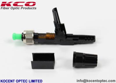China Conector rápido de la fibra óptica de RoHS FC APC, conector rápido SM G765D G657A G657B de la asamblea en venta