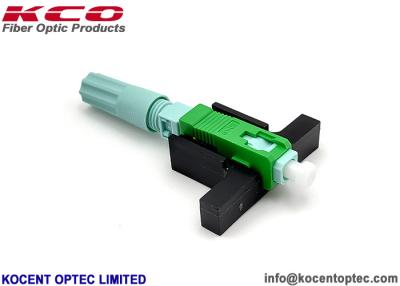 China Round Boot Flight SC APC UPC Optical Fiber Fast Connector for sale