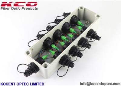 China FTTH FTTA Outdoor Waterproof SC APC Adapter Fiber Optic Splice Closure 1*8 Splitter for sale