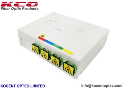 China Wallmount FTTH SC/UPC 4-adrige Glasfaser-Anschlussbox Roset-Buchsen-Frontplatte zu verkaufen