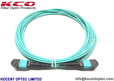 China 12fo 24fo Multimode OM3-300 Elite IL MPO MTP Female Optical Patch Cord for sale