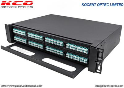 China 19 Inch 2U MPO Patch Panel 192 Core MTP Rack Mount ODF LC Duplex for sale