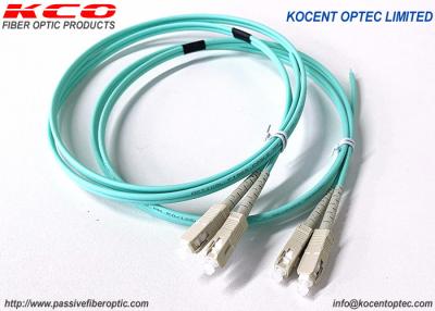 China Faser-Optikzopf Sc FC LC St.-Millimeter Verbindungskabel-OM3 OM4 OM5 in mehreren Betriebsarten zu verkaufen