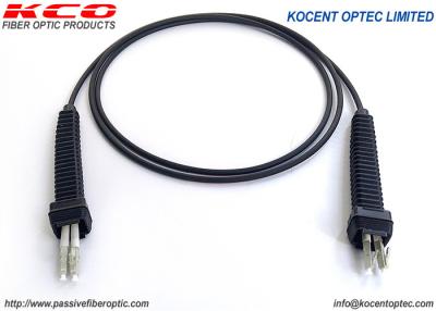 Chine Câble de fibre optique extérieur à plusieurs modes de fonctionnement duplex de correction de Nokia NNO de corde de correction de LSZH LC à vendre