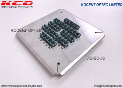 China SC UPC APC Fiber Optic Polishing Fixture 36 Positions For Optical Grinding Machine for sale