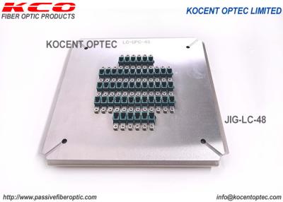 中国 繊維の光学磨く据え付け品のジグ48の位置のパッチ・コードLCのPC 販売のため